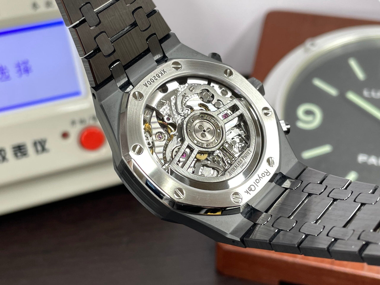 ap Royal Oak Chrono 26240 Black Ceramic Case 4401 Movement with Black Dial