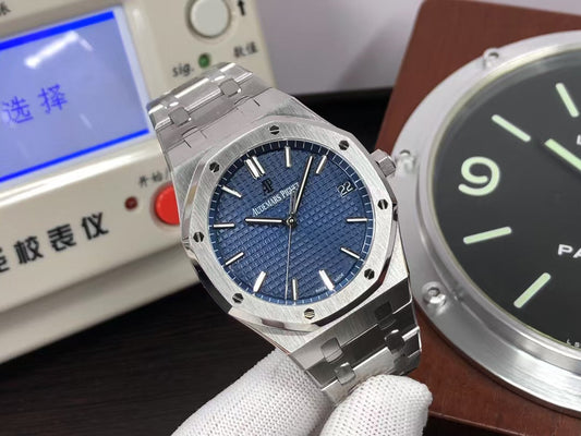 ap Royal Oak 15500 Blue Dial with 4302 Movement