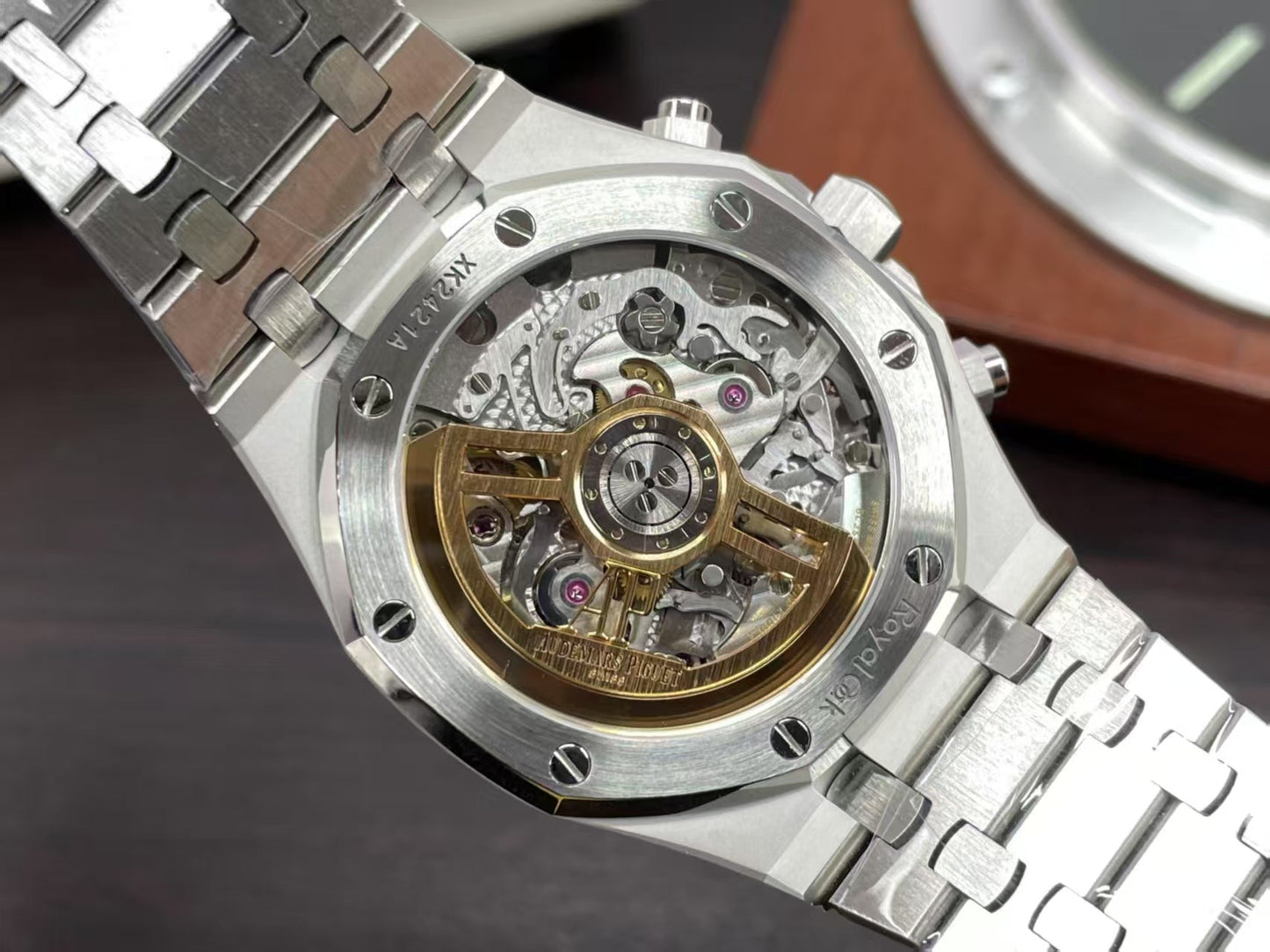 Swiss ap Royal Oak Chronograph 26240 Black Dial with 4401 Movement