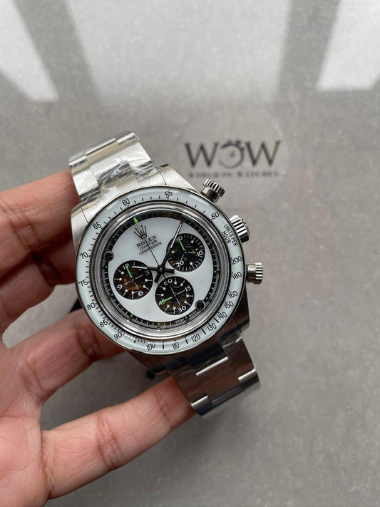 ADGF Factory 1:1 Rolex Daytona SS Best Edition White Skeleton Dial SA4130