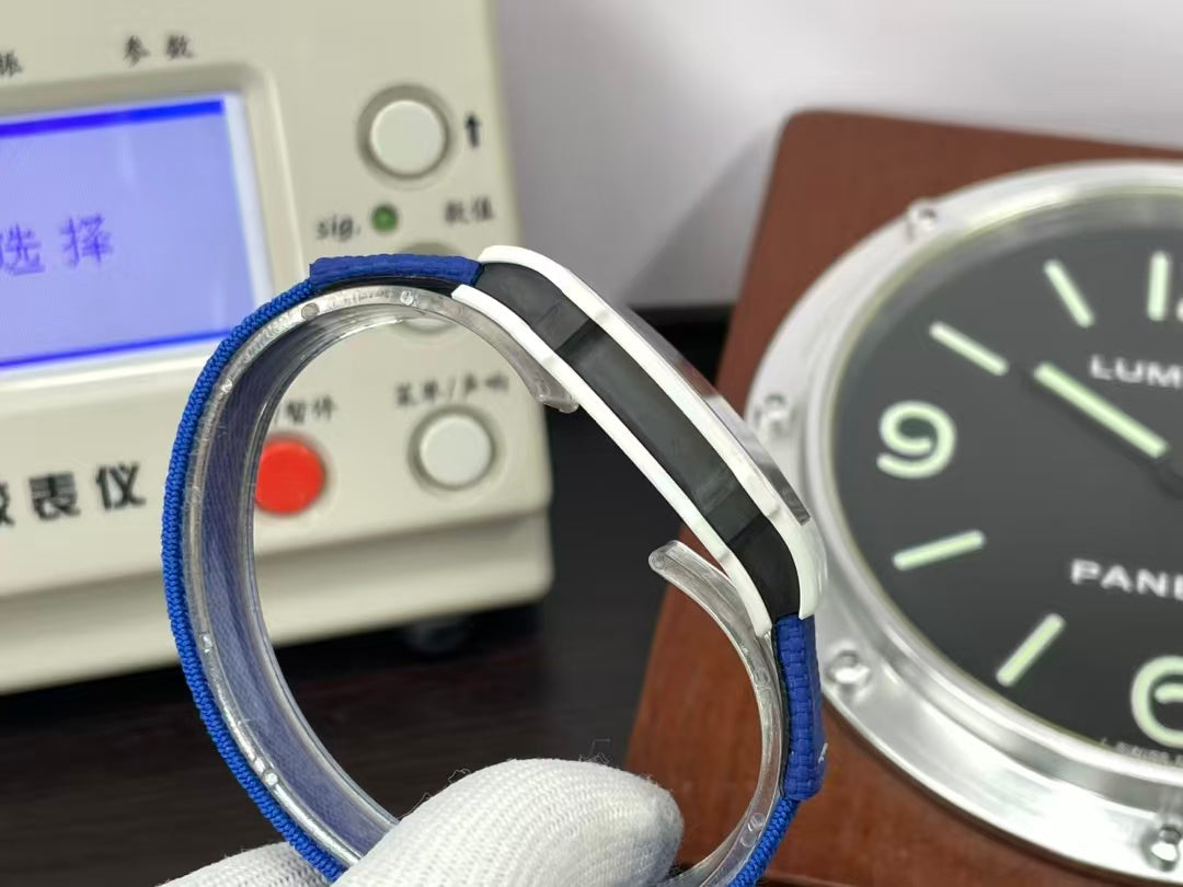 RM RM67 02 France White NTPT Case Blue Nylon Band CRMA7 Movement