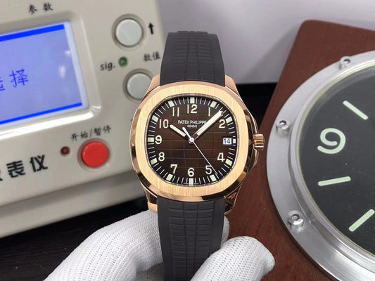3KF pp Aquanaut 5167R Rose Gold Brown Dial 324 Movement
