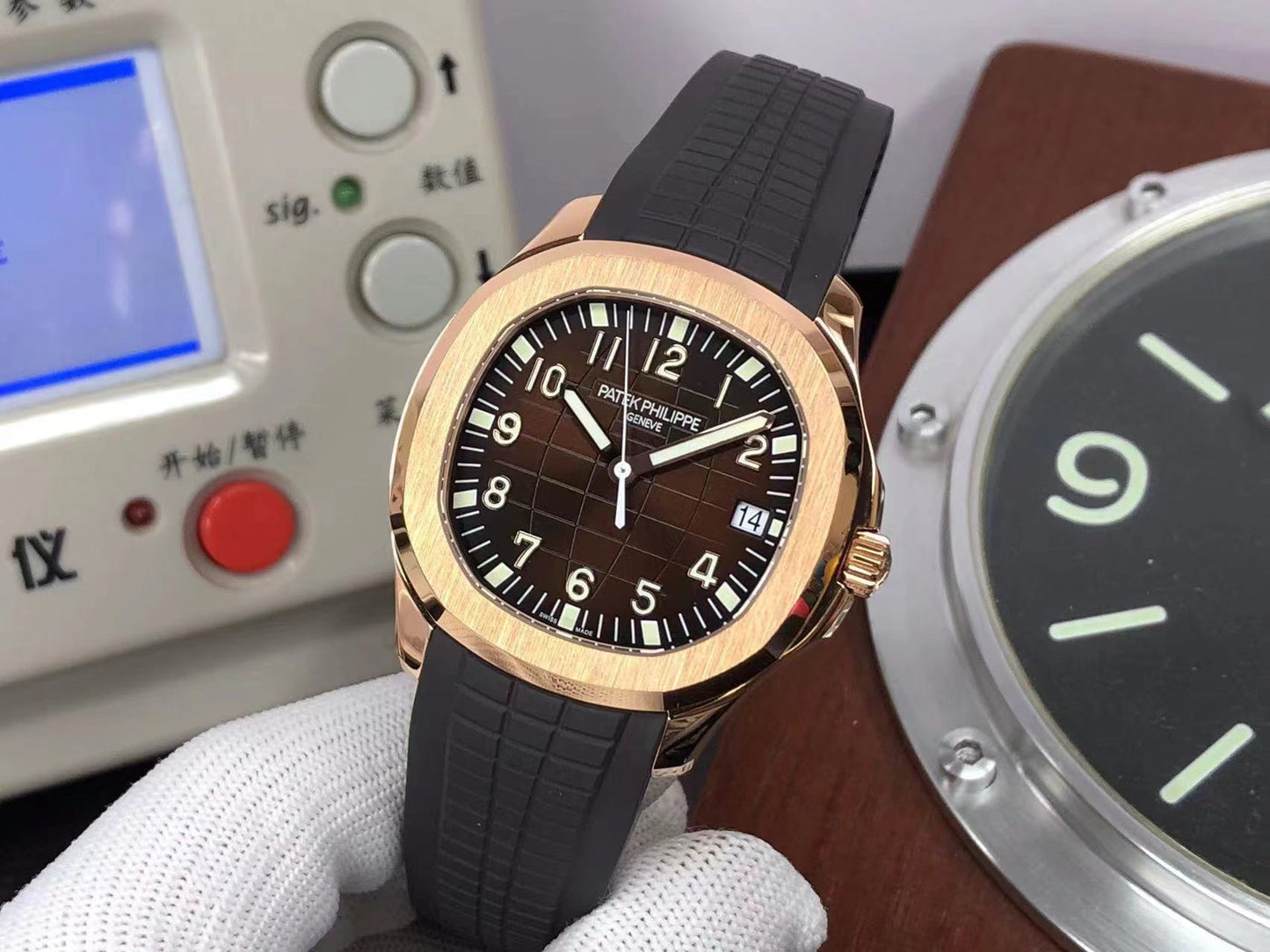 3KF pp Aquanaut 5167R Rose Gold Brown Dial 324 Movement