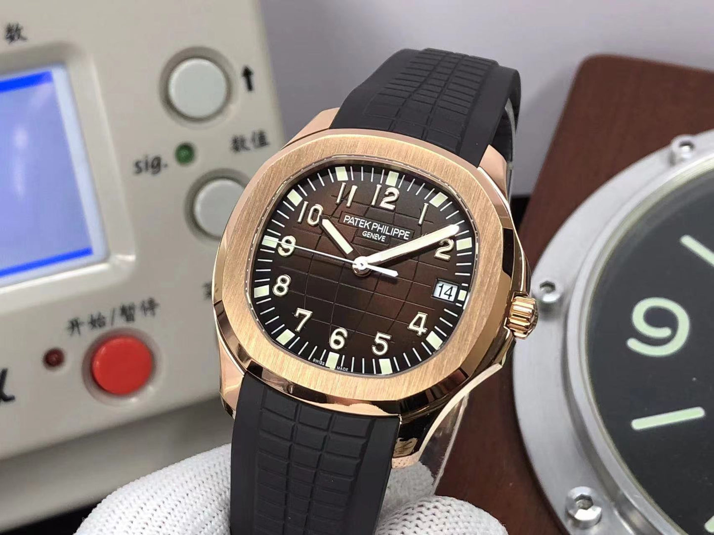 3KF pp Aquanaut 5167R Rose Gold Brown Dial 324 Movement