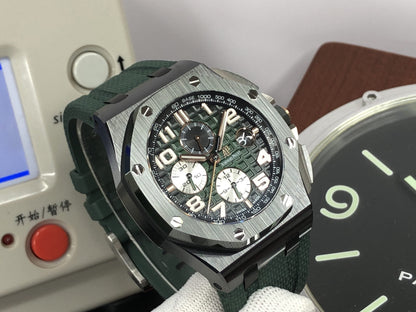 RSF ap ROO Chrono Secs@12 Green Ceramic Bezel 3126 Movement