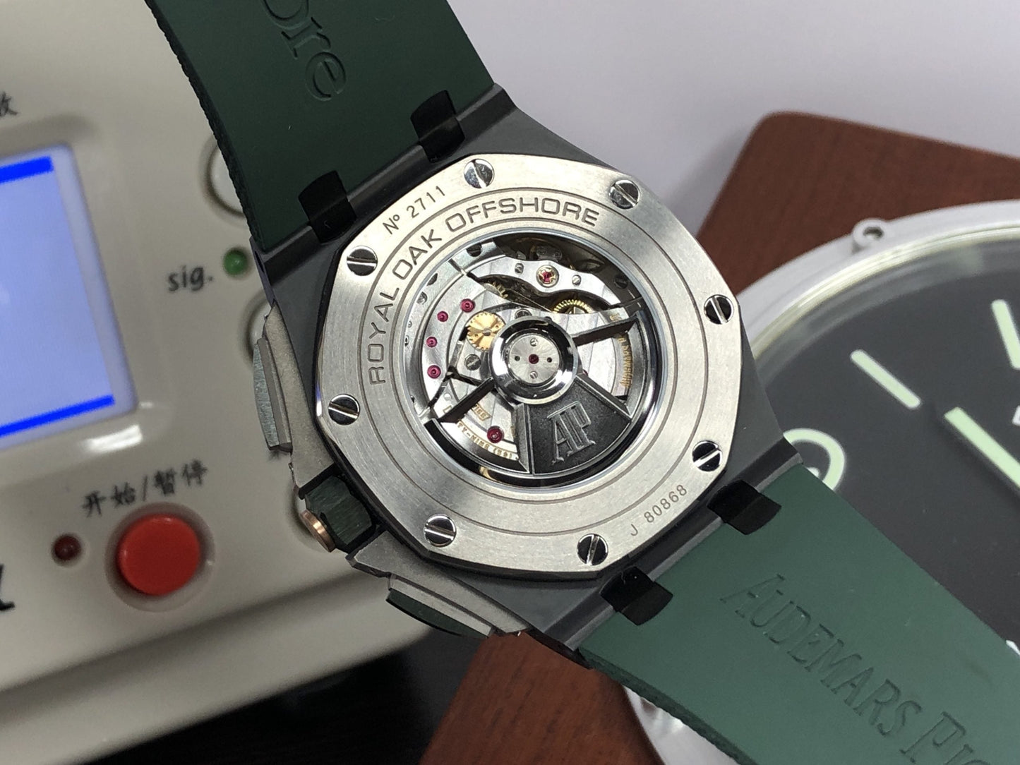 RSF ap ROO Chrono Secs@12 Green Ceramic Bezel 3126 Movement