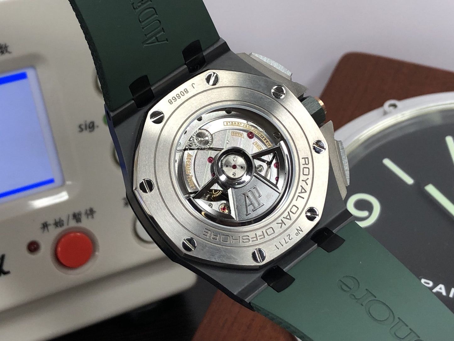 RSF ap ROO Chrono Secs@12 Green Ceramic Bezel 3126 Movement