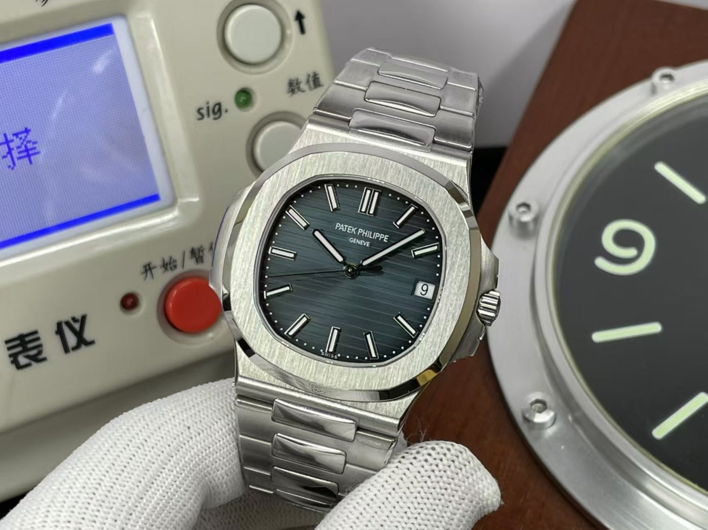 1:1 Exact pp Nautilus 5711 from 3K Factory with SW Dial And Hands