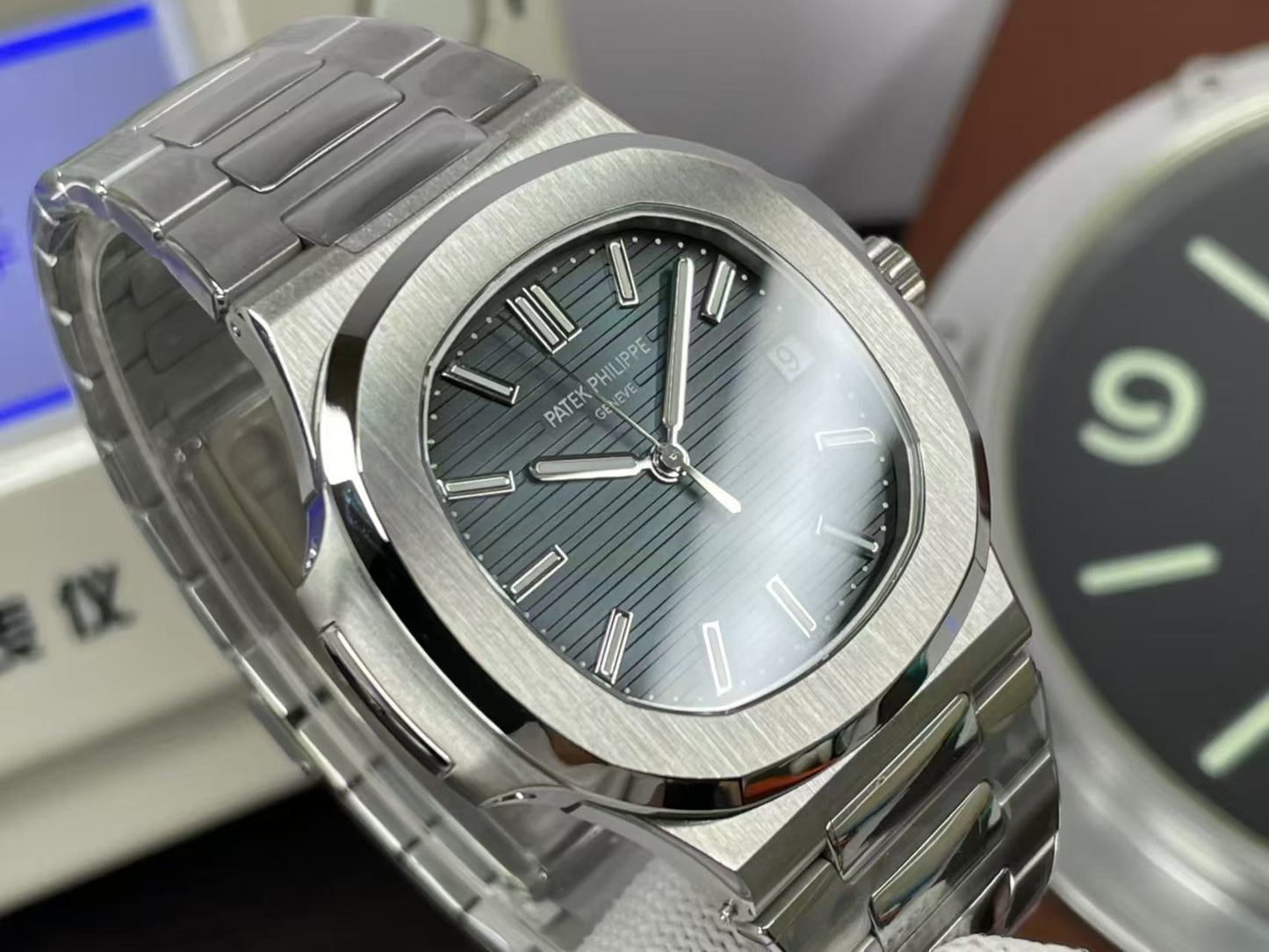 1:1 Exact pp Nautilus 5711 from 3K Factory with SW Dial And Hands