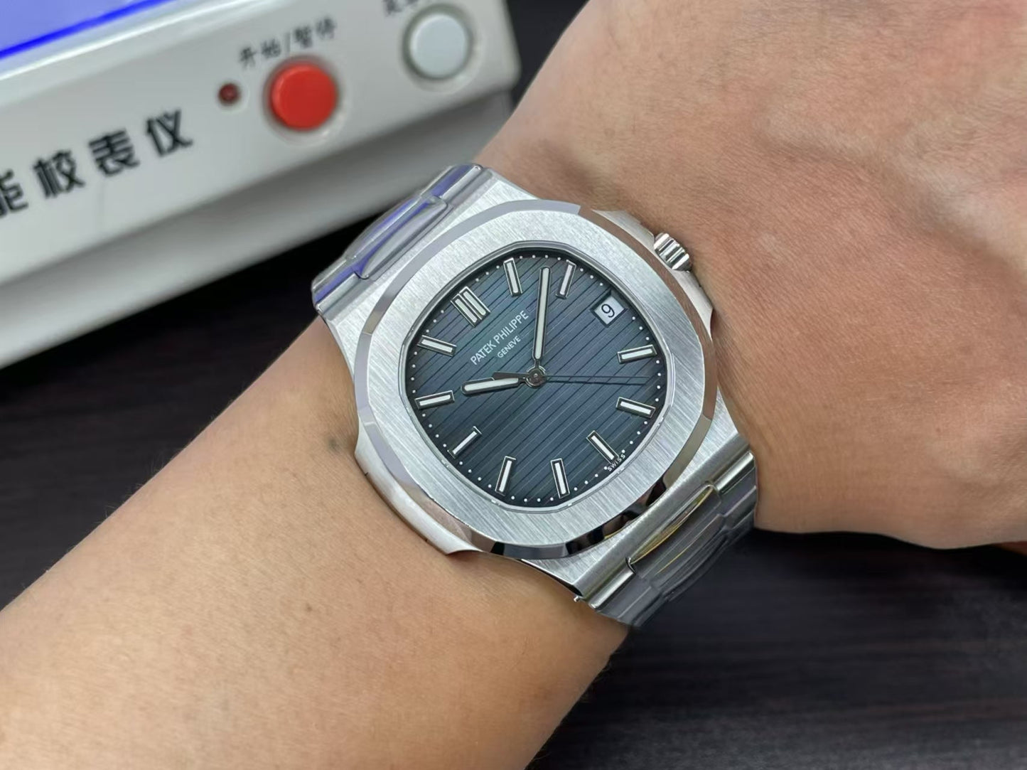 1:1 Exact pp Nautilus 5711 from 3K Factory with SW Dial And Hands