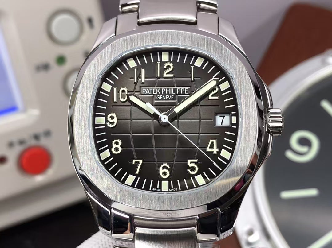 pp Aquanaut 5167A Stainless Steel Case Grey Dial Steel Bracelet with 324 Movement