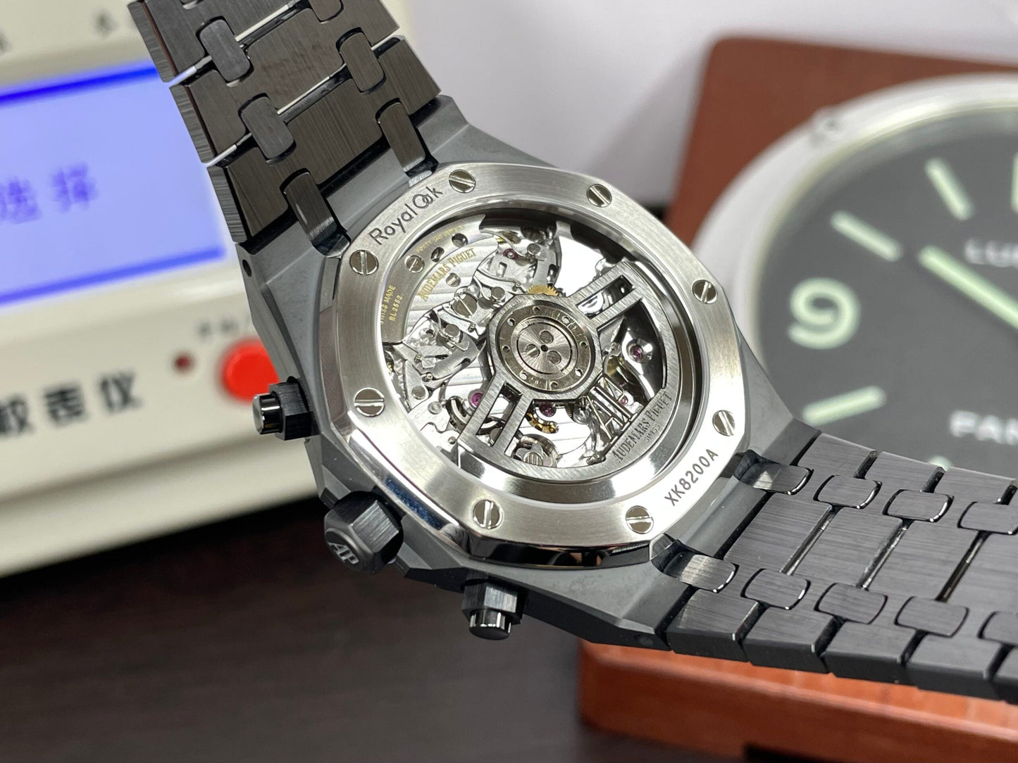 ap Royal Oak Chrono 26240 Black Ceramic Case 4401 Movement with Black Dial