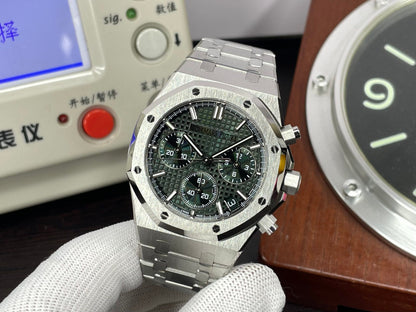 ap Royal Oak Chrono 26240 Stainless Steel Case Green Dial with 4401 Movement