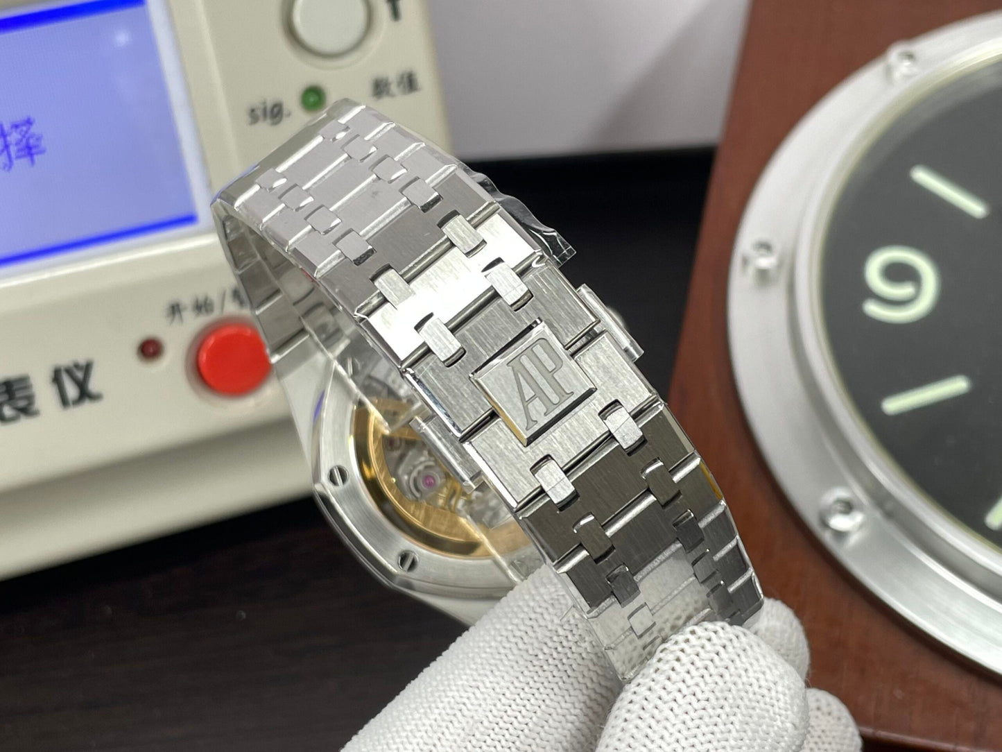 ap Royal Oak Chrono 26240 Stainless Steel Case Green Dial with 4401 Movement