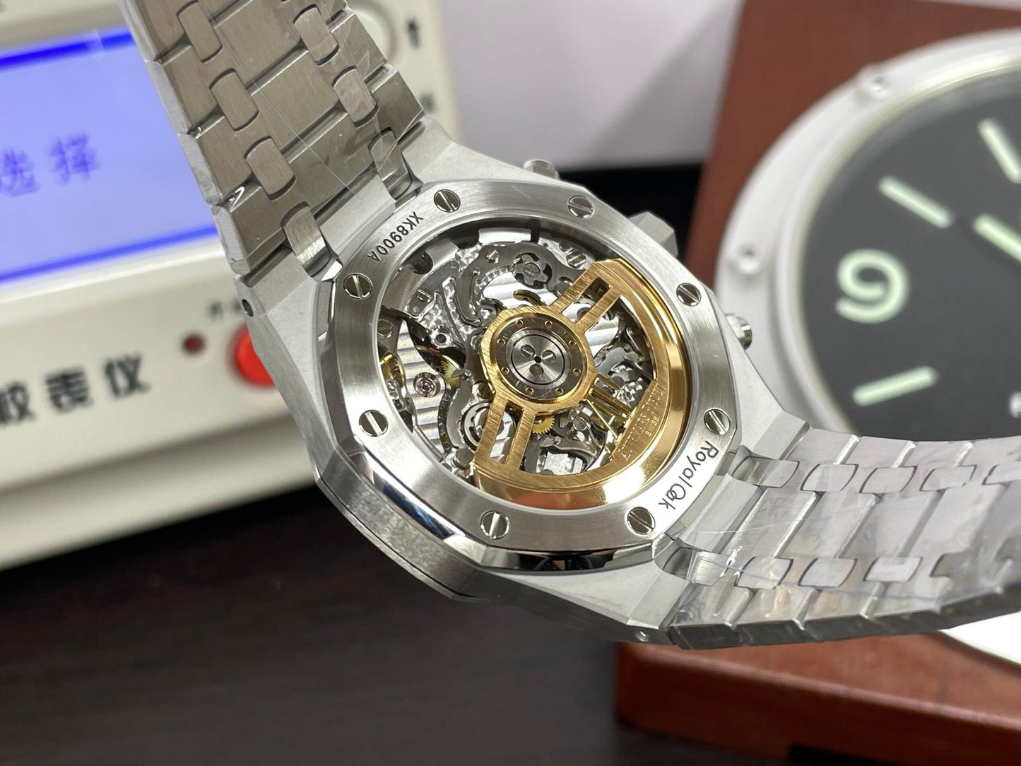 ap Royal Oak Chrono 26240 Stainless Steel Case Green Dial with 4401 Movement