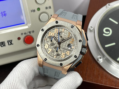 ap Royal Oak Offshore LeBron James Cermet Bezel 3126 Movement with Grey Rubber Strap