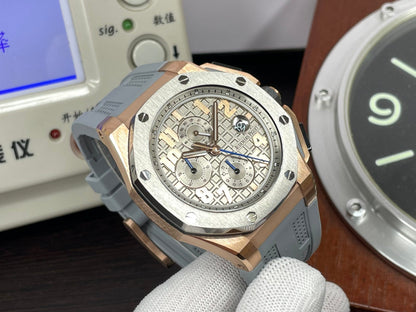 ap Royal Oak Offshore LeBron James Cermet Bezel 3126 Movement with Grey Rubber Strap