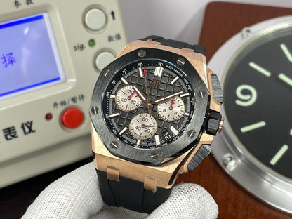 ap Royal Oak Offshore 43mm 26420 Rose Gold Ceramic Bezel with 4401 Movement