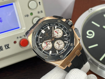ap Royal Oak Offshore 43mm 26420 Rose Gold Ceramic Bezel with 4401 Movement
