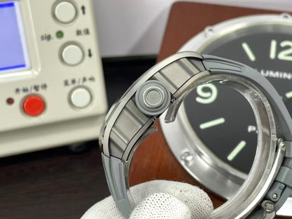 RM RM055 Gray Ceramic Case RMUL2 Movement Gray Shark Rubber Strap