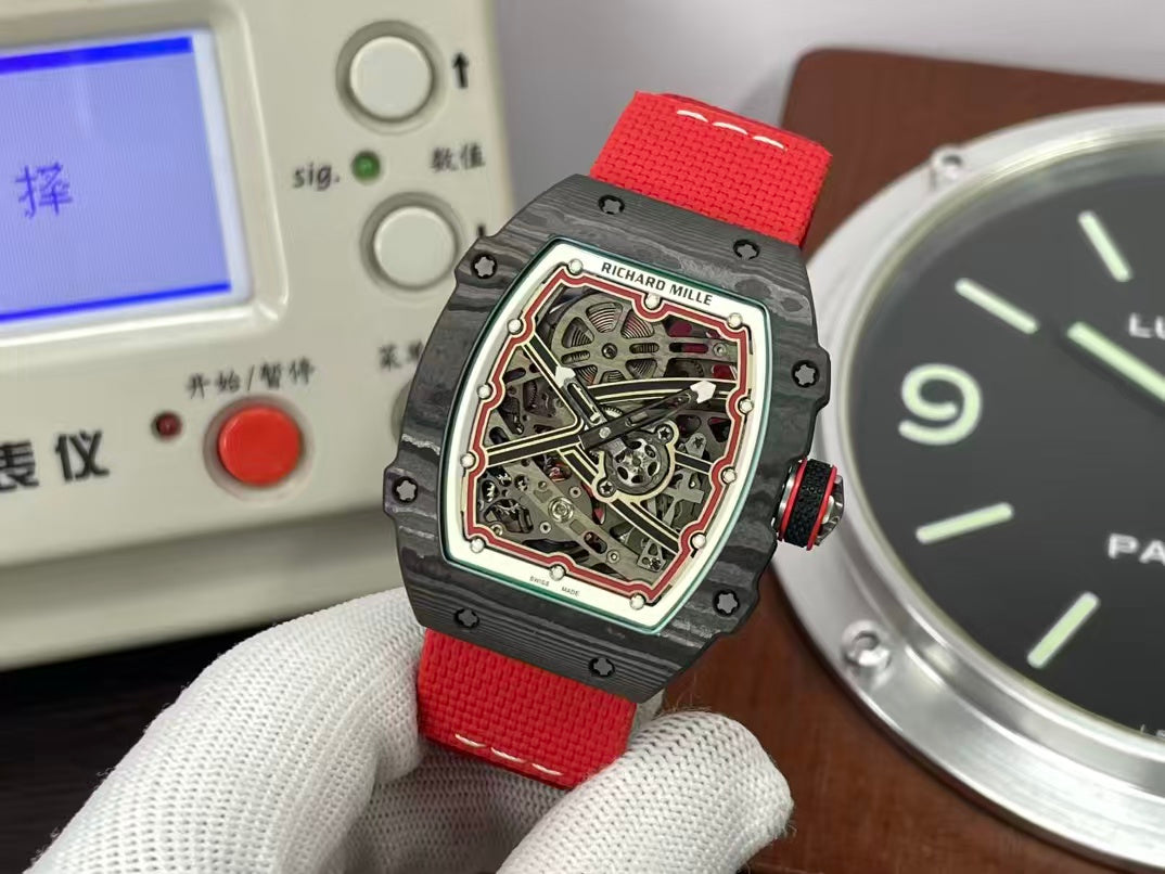 RM RM67 02 Italy CRMA7 Movement NTPT Case Red Nylon Strap