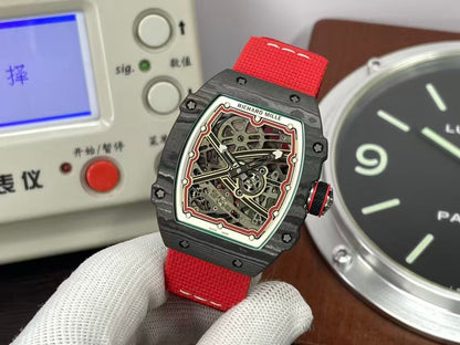 RM RM67 02 Italy CRMA7 Movement NTPT Case Red Nylon Strap