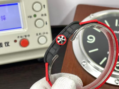RM RM67 02 Italy CRMA7 Movement NTPT Case Red Nylon Strap