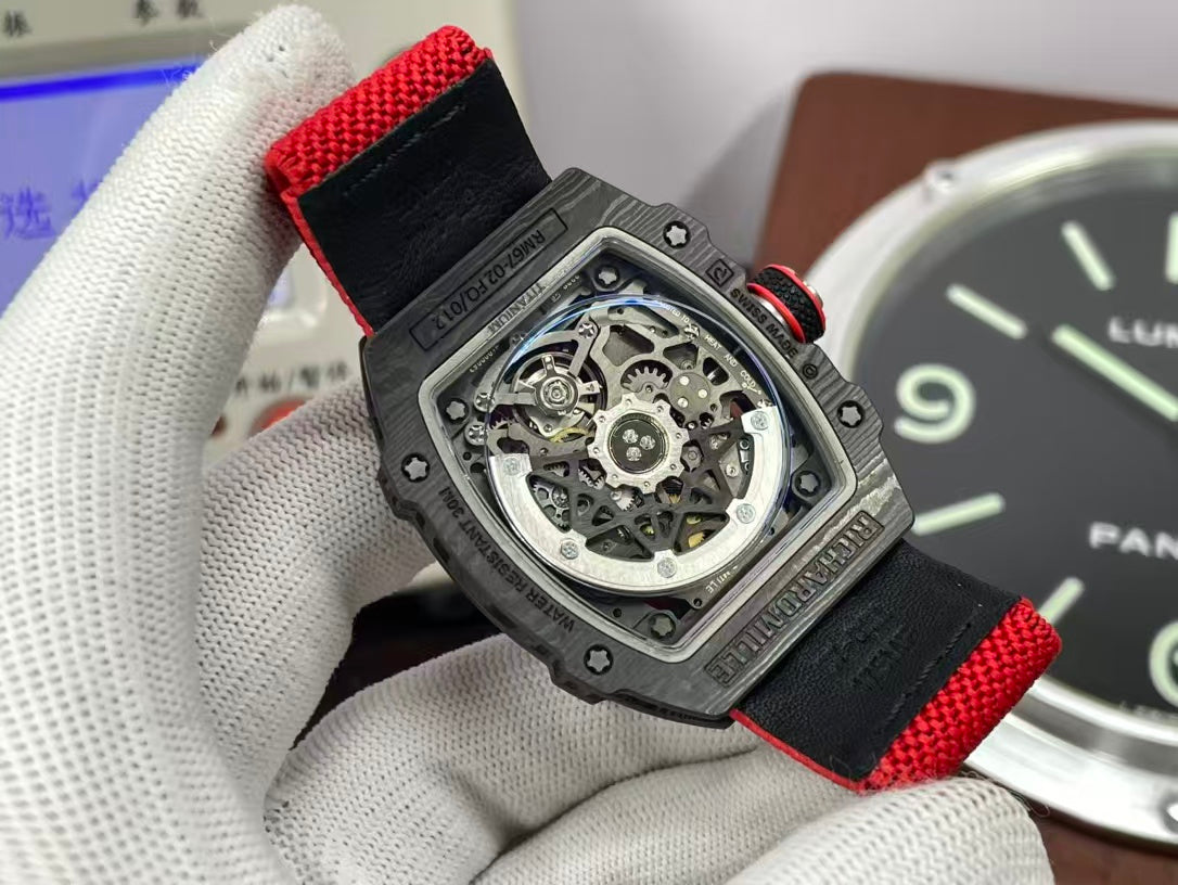 RM RM67 02 Italy CRMA7 Movement NTPT Case Red Nylon Strap