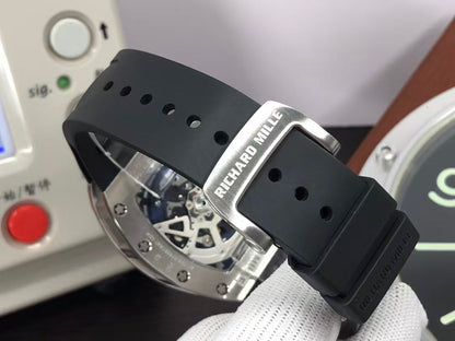 RM RM011 03 Titan Felipe Massa Valjoux 7750 Movement Skeleton Dial Black Rubber Strap