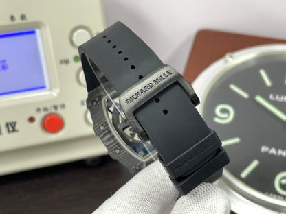 RM RM35 02 Super RMAL1 Movement NTPT Black Case Rubber Band