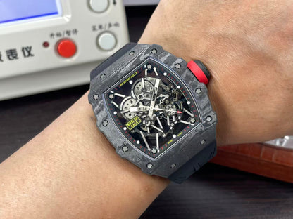 RM RM35 02 Super RMAL1 Movement NTPT Black Case Rubber Band