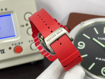 RM35-02 Rafael Nadal Red Devil Red Carbon Case RMAL1 Free Sprung Balance