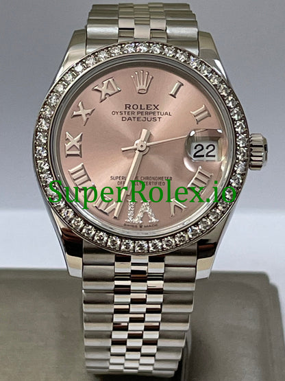 Rolex Datejust 31 White Gold Pink Diamond Dial Ref.278384RBR