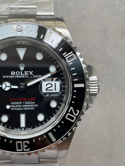 VSF FACTORY 1:1 Rolex Sea-Dweller 43mm 126600 904L SS Black Dial VS3235