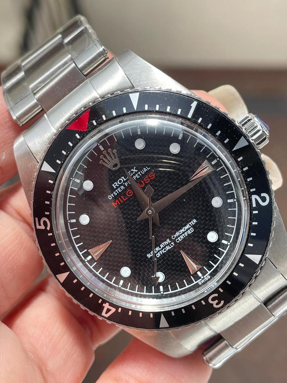 PT Factory 1:1 Vintage Rolex Milgauss 6541 Edition Black Dial