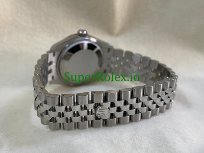 Rolex Datejust 31 Steel and White Gold Pink Roman Dial Ref.278274