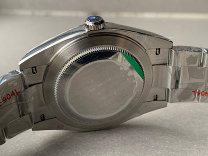 EW FACTORY 1:1 Rolex OYSTER PERPETUAL BRIGHT BLACK DIAL41MM Asian A3230