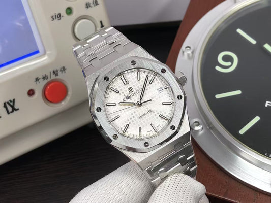 ap Royal Oak 37mm 15450 White Dial with Super 3120 Movement