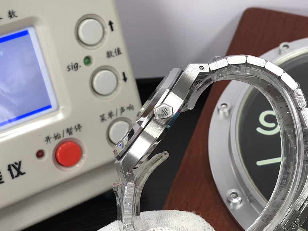 ap Royal Oak 37mm 15450 White Dial with Super 3120 Movement