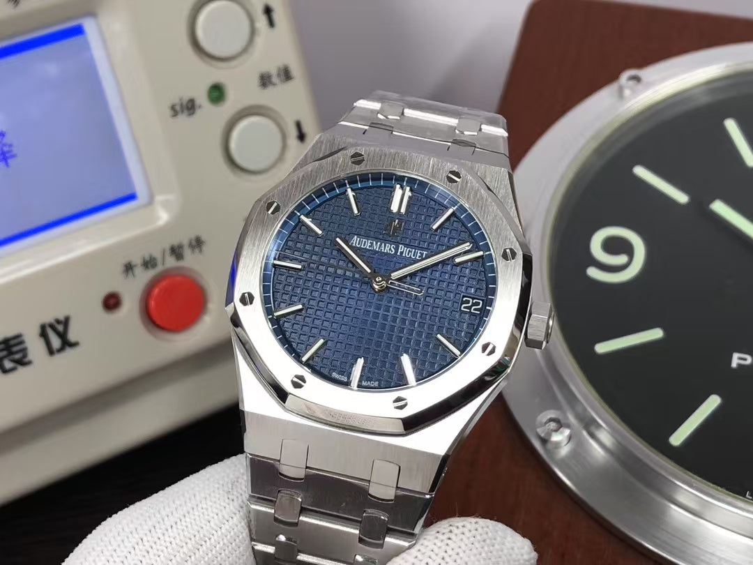 ap Royal Oak 15500 Blue Dial with 4302 Movement