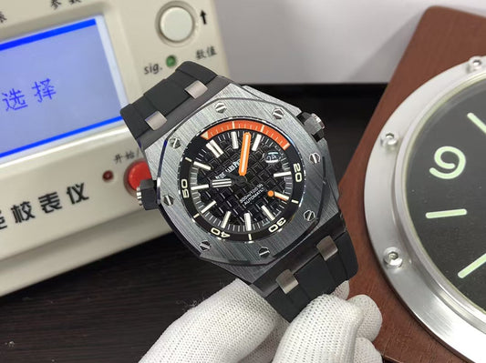 ap Royal Oak Offshore Diver 15707 Black Ceramic with Super 3120 Movement