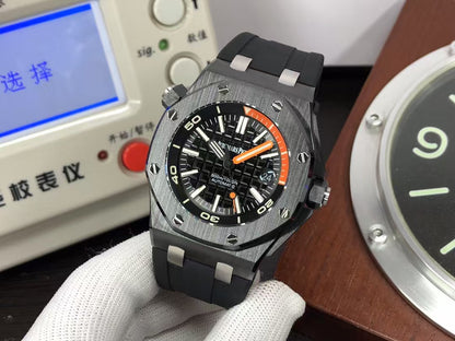 ap Royal Oak Offshore Diver 15707 Black Ceramic with Super 3120 Movement