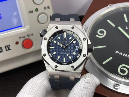 APSF ap Royal Oak Offshore Diver 15720 Blue Dial with Super 4308 Movement