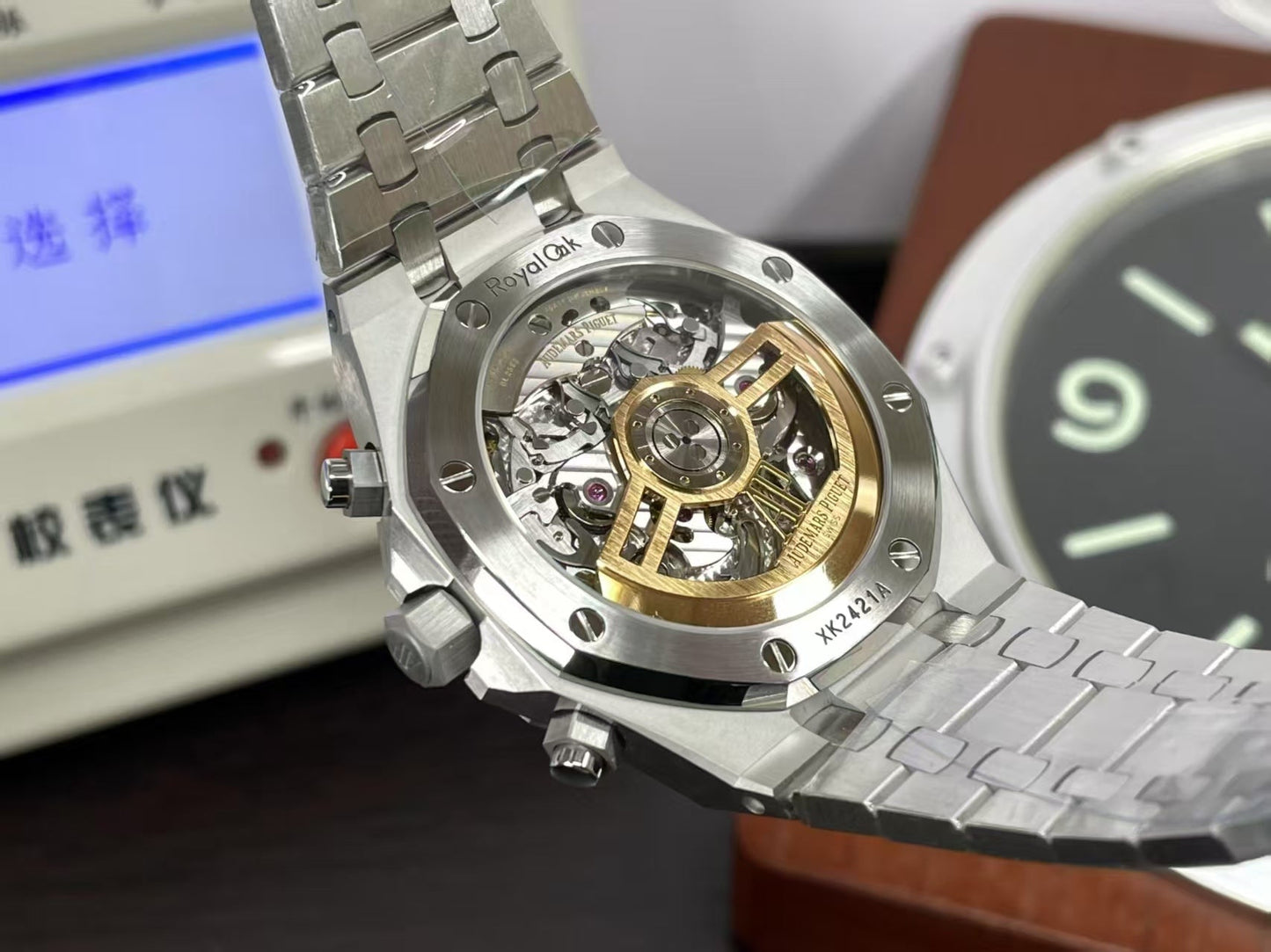 Swiss ap Royal Oak Chronograph 26240 Black Dial with 4401 Movement
