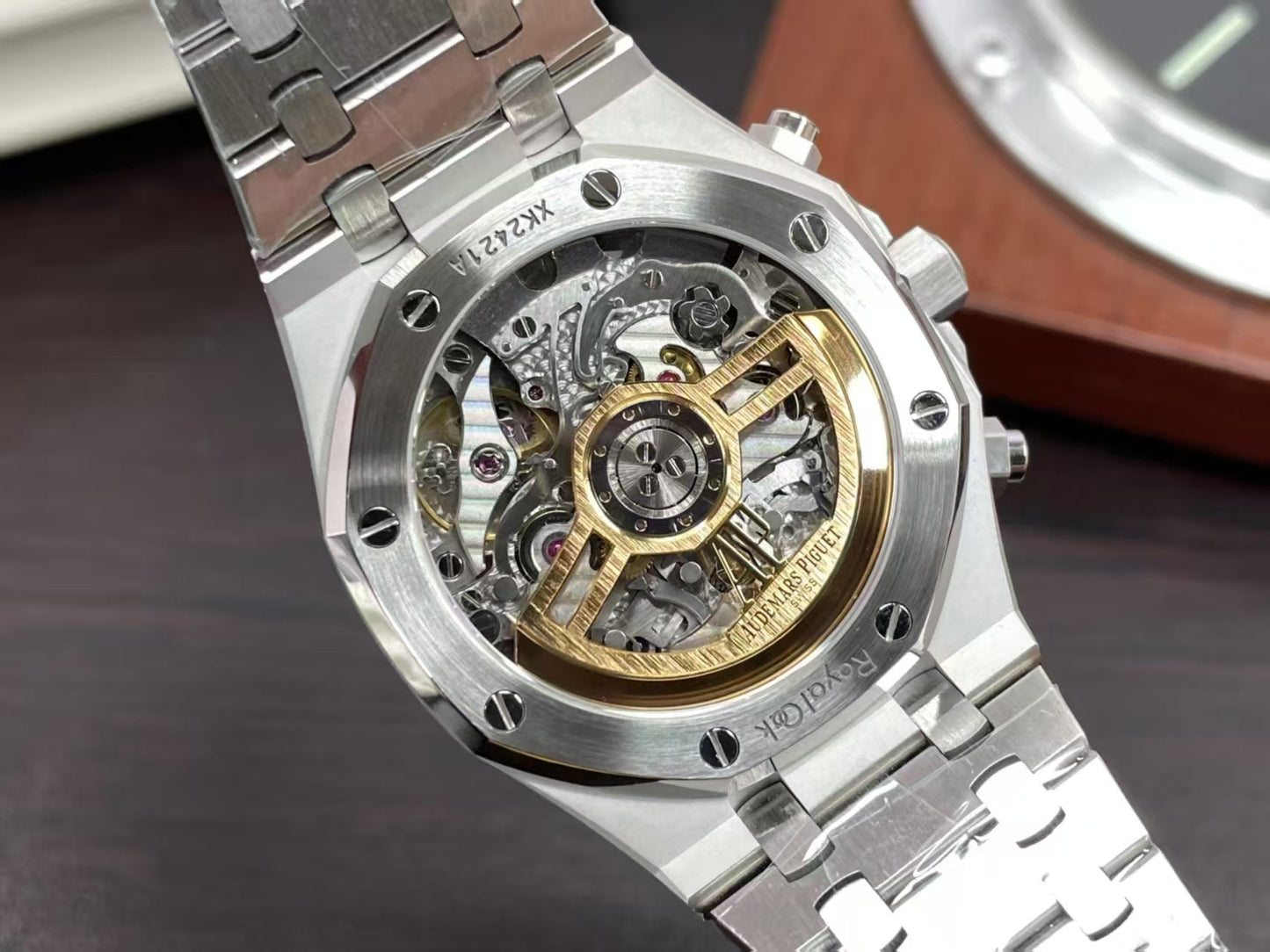 Swiss ap Royal Oak Chronograph 26240 Black Dial with 4401 Movement