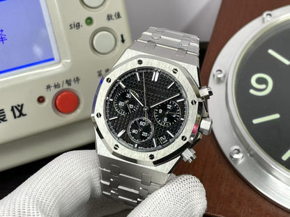 Swiss ap Royal Oak Chronograph 26240 Black Dial with 4401 Movement