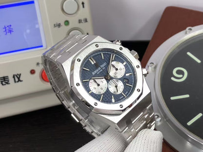 OMF ap Royal Oak Chrono 26331 Stainless Steel Case Blue Dial with Asia 7750 Movement