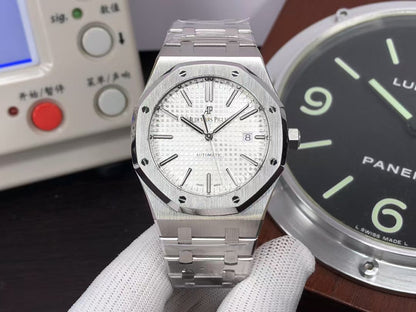 Perfect ap Royal Oak 15400 White Dial with 3120 Movement