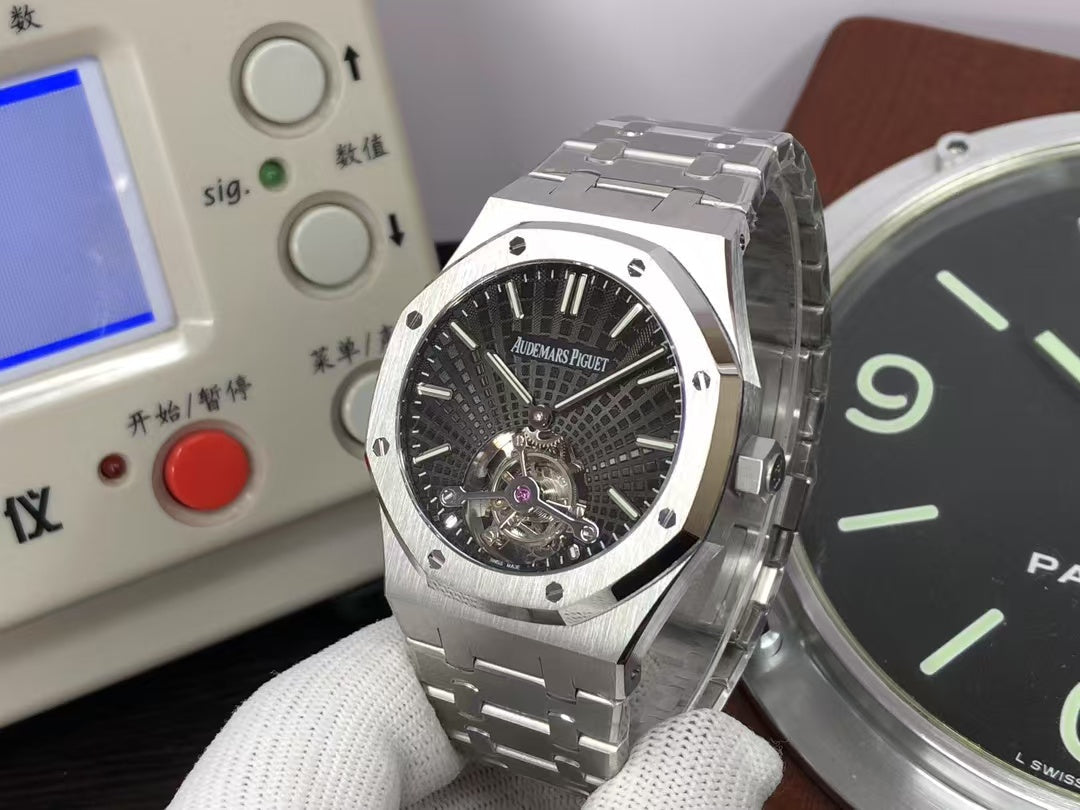 BBSF ap Royal Oak Tourbillon 26522 41mm Black Dial