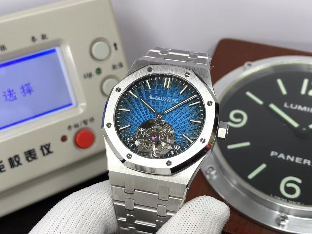 BBSF ap Royal Oak Tourbillon 26522 Blue Dial